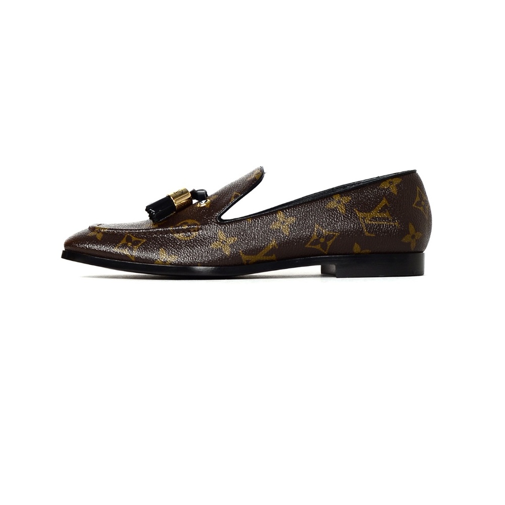 Louis Vuitton '18 Monogram Society Loafers Sz 38